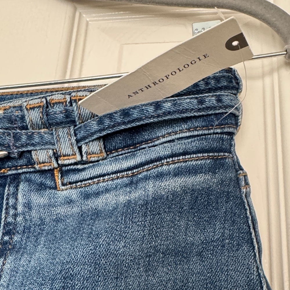 Anthropologie PILCRO Dark Blue Flare Jeans - Picture 4 of 12